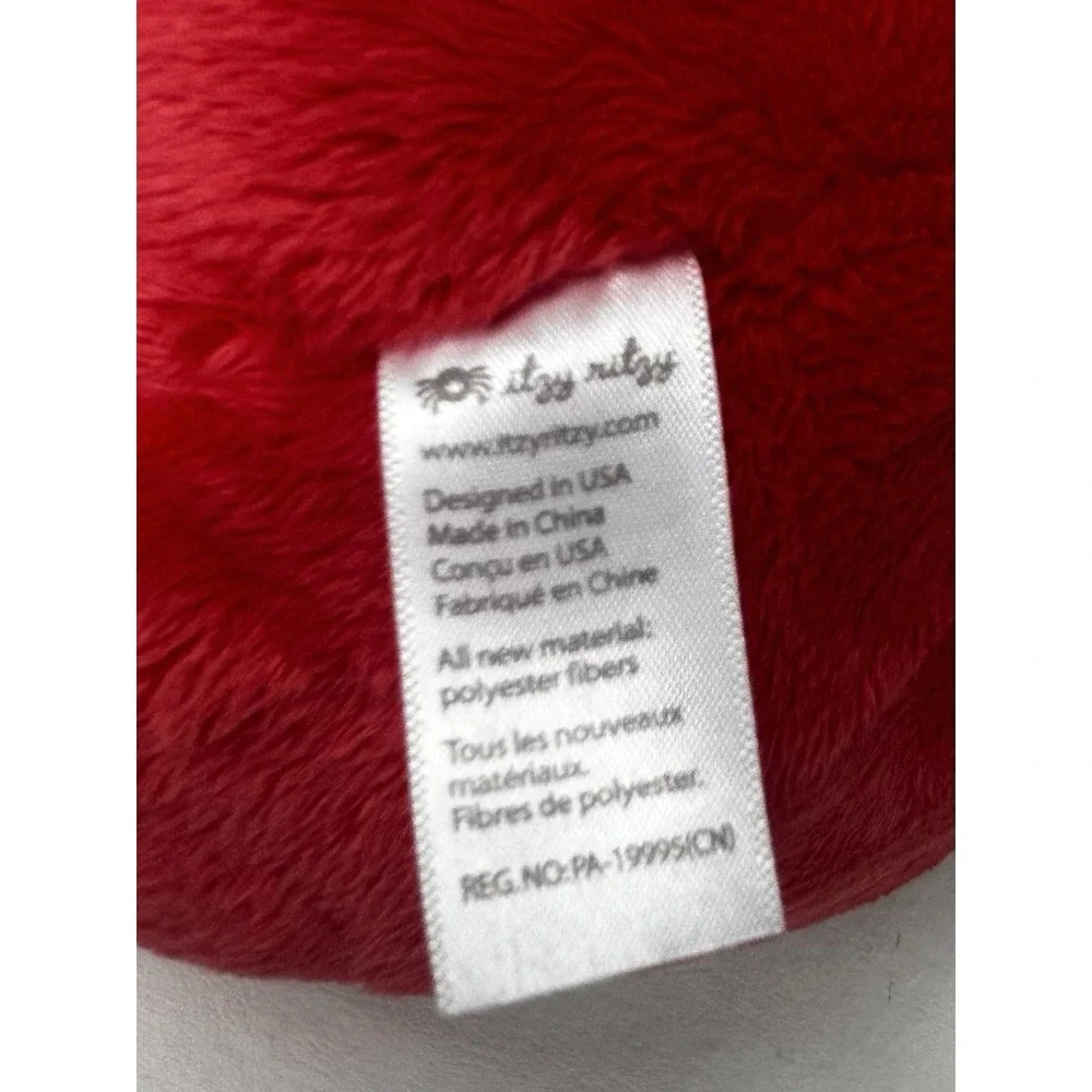 Itzy Ritzy Sweetie Snuggles Bonnie the Strawberry Soft Plush Sensory Stuffed Toy